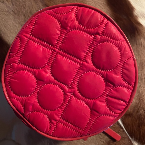 Kate Spade Red Cara Jewlery-Makeup Travel Case W/ 7 Compartments & Handle -- NWT - Picture 9 of 13